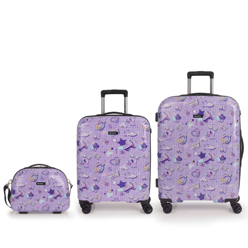 Juego de Maletas (Cabina y Mediana) Neceser Gabol Funny