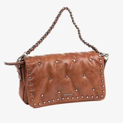 Bolso de Hombro solapa con Bandolera Matties Rivets Cuero