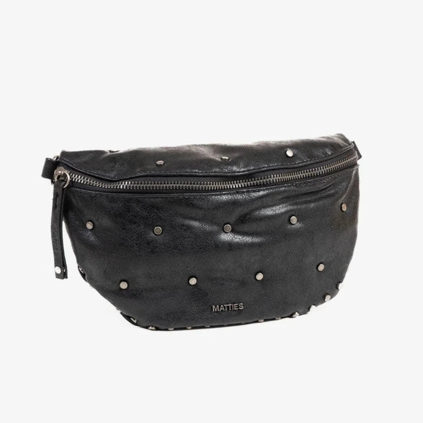 Bolso Riñonera Matties Rivets Negro