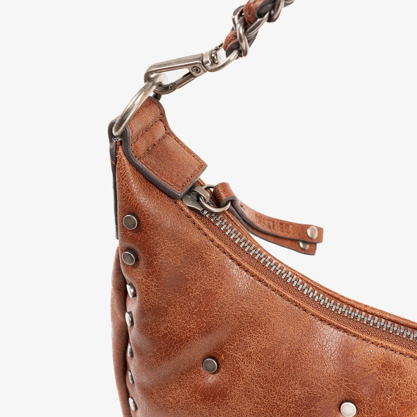 Bolso Bandolera Matties Rivets Cuero