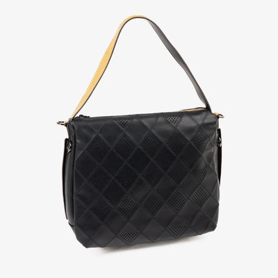 Bolso de Hombro con Bandolera Matties Alhama Negro