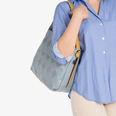 Bolso de Hombro con Bandolera Matties Alhama Azul