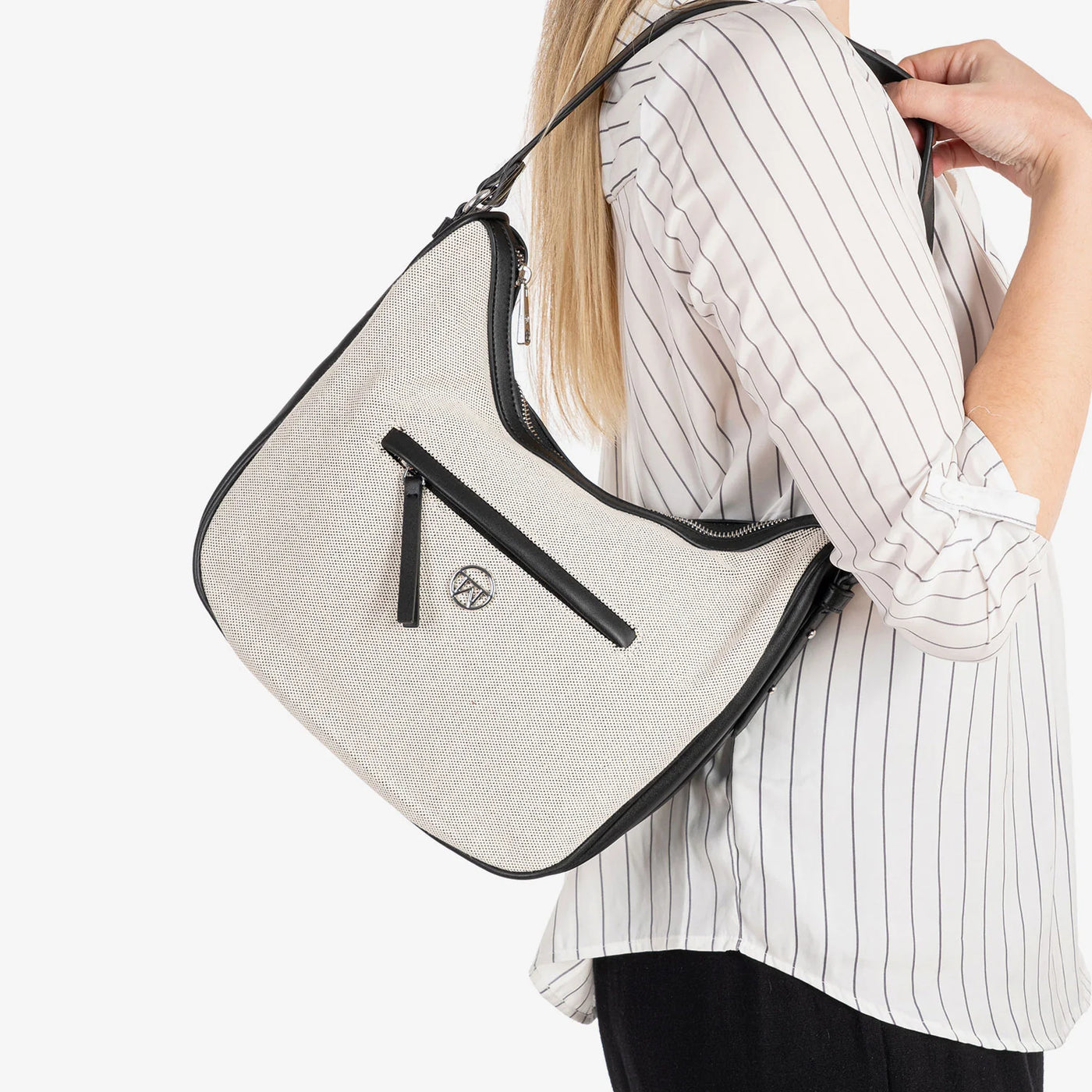 Bolso de Hombro Matties Dalias Negro