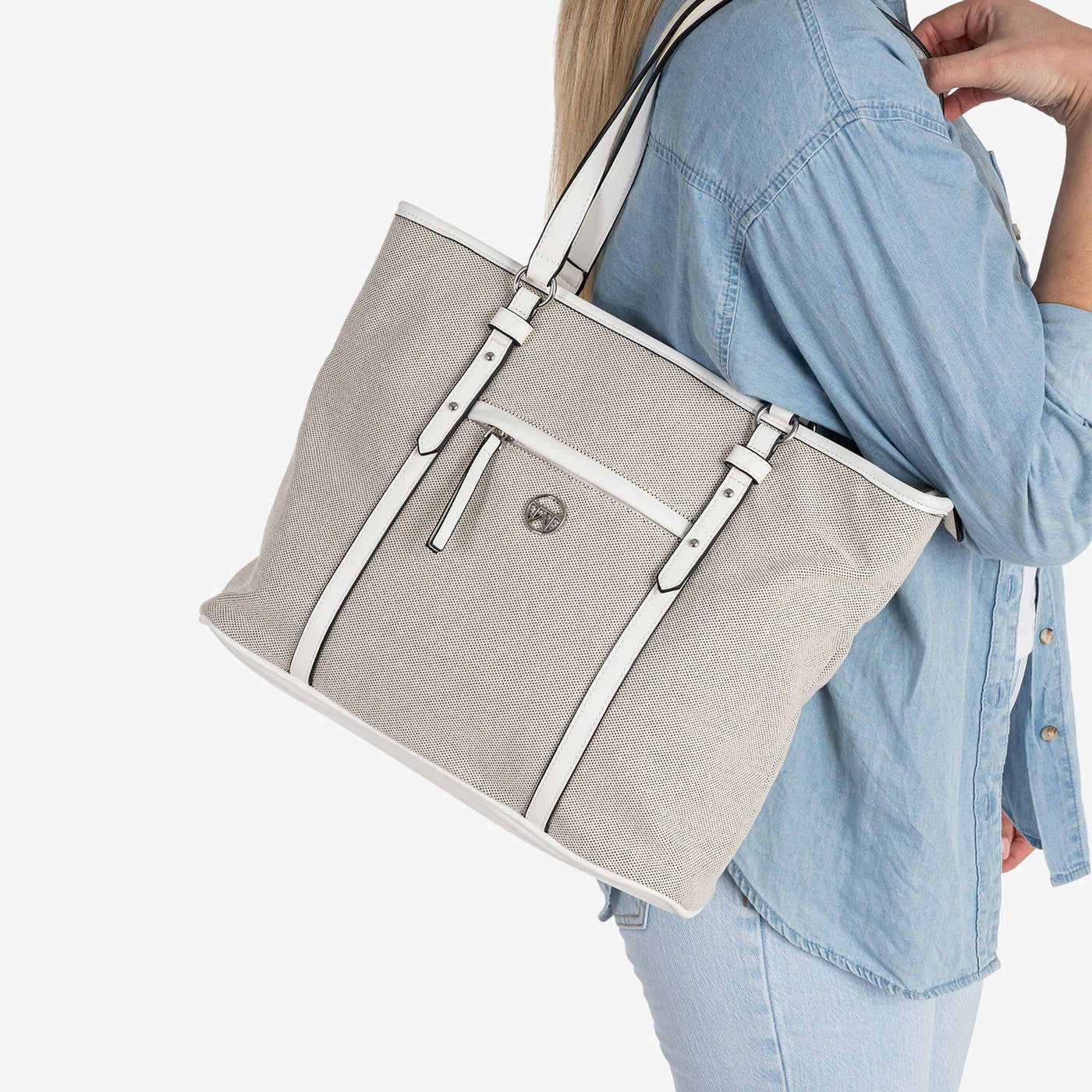 Bolso Shopper Matties Dalias Blanco