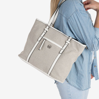 Bolso Shopper Matties Dalias Blanco