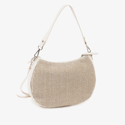 Bolso de Hombro con Bandolera Matties Nijar Blanco