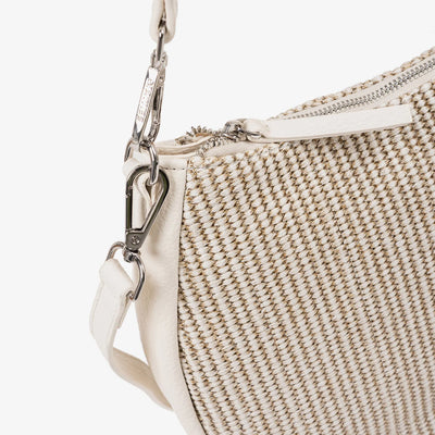 Bolso de Hombro con Bandolera Matties Nijar Blanco