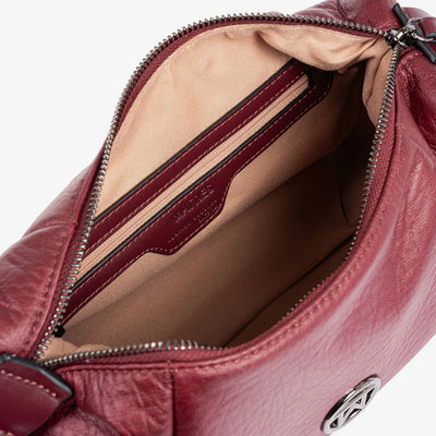 Bolso Bandolera Matties Velvet Burdeos