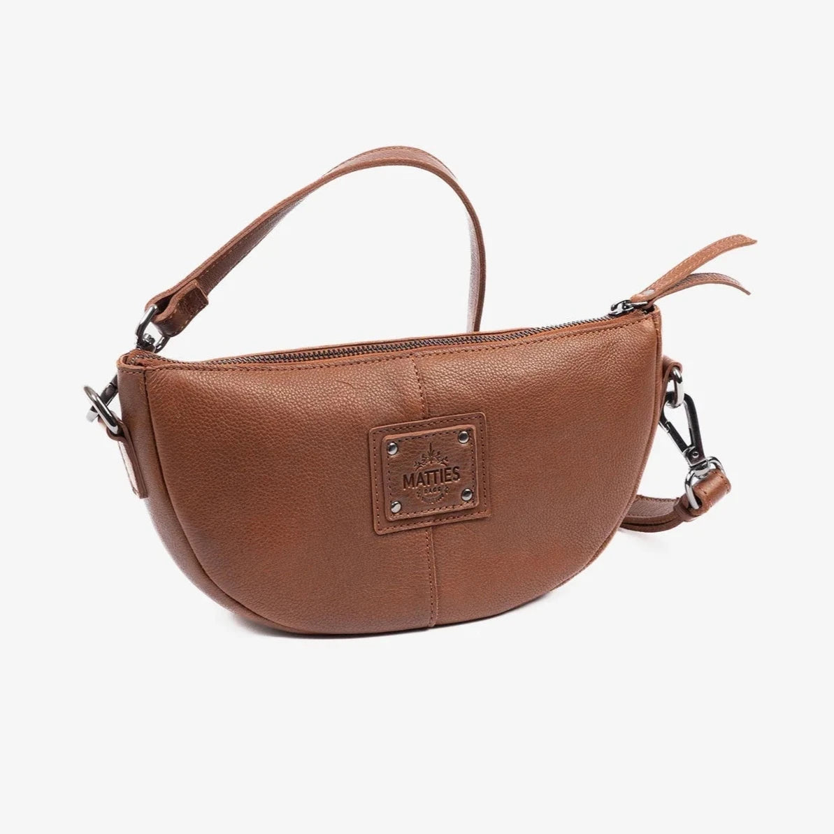 Bolso Bandolera Piel Matties Eva Marrón