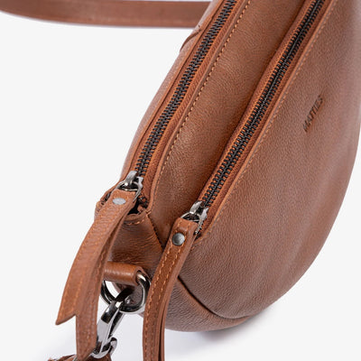 Bolso Bandolera Piel Matties Eva Marrón