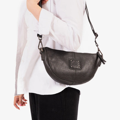 Bolso Bandolera Piel Matties Eva Negro