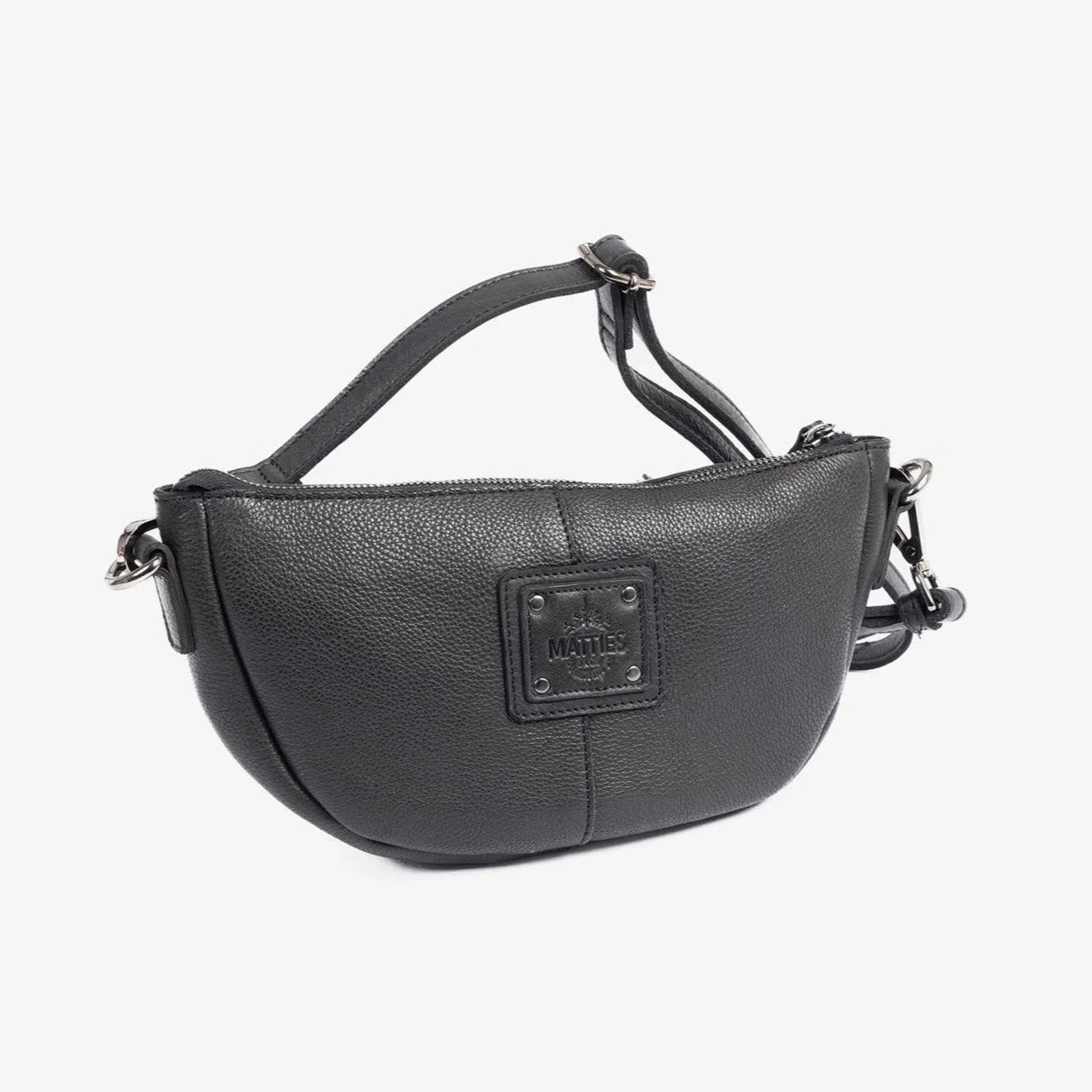 Bolso Bandolera Piel Matties Eva Negro