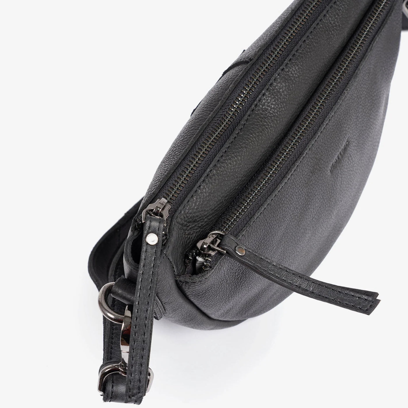 Bolso Bandolera Piel Matties Eva Negro