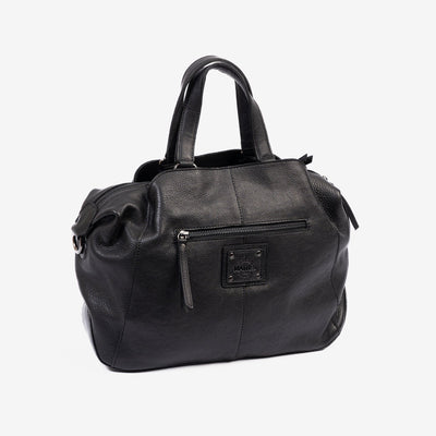 Bolso de mano con Bandolera Piel Matties Eva Negro
