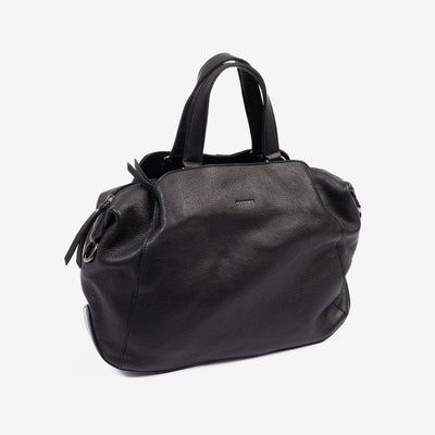 Bolso de mano con Bandolera Piel Matties Eva Negro
