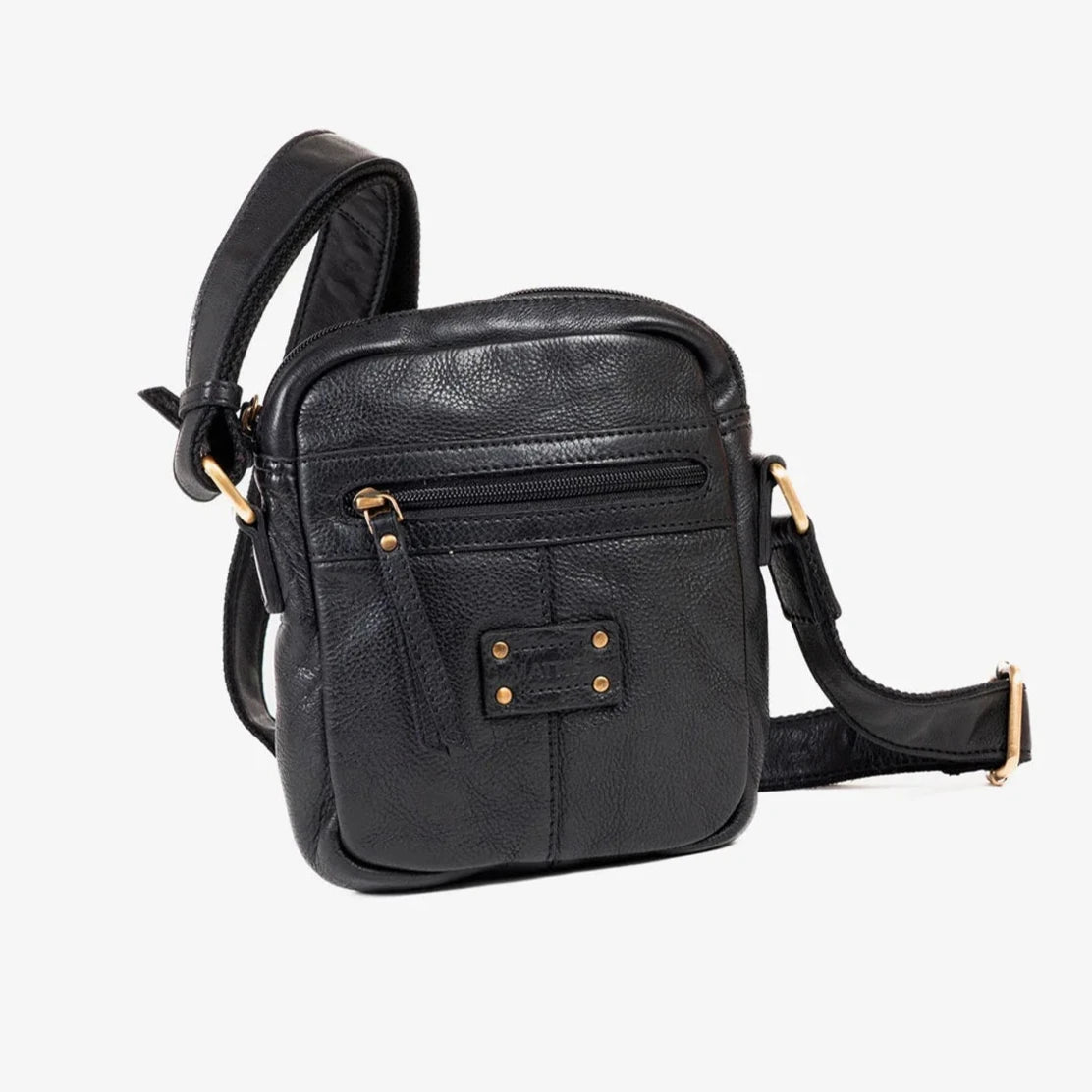 Bolso Hombre piel (16x20 cm) Matties Antic Negro