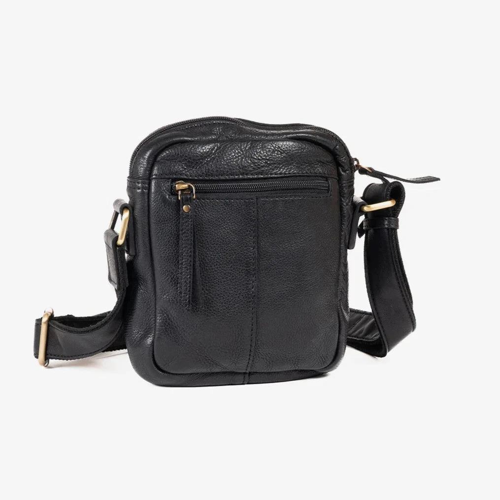 Bolso Hombre piel (16x20 cm) Matties Antic Negro