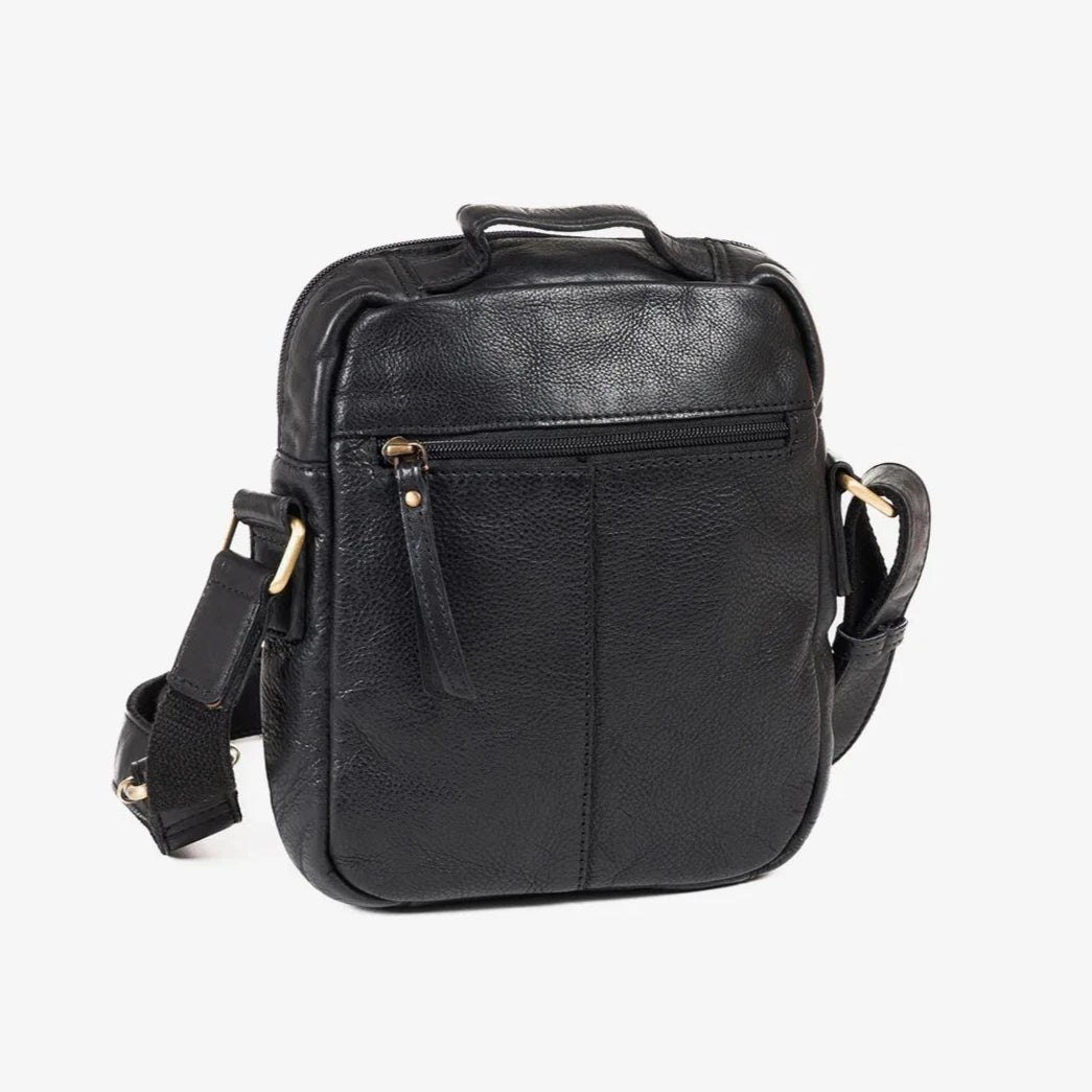 Bolso Hombre piel (19x24 cm) Matties Antic Negro