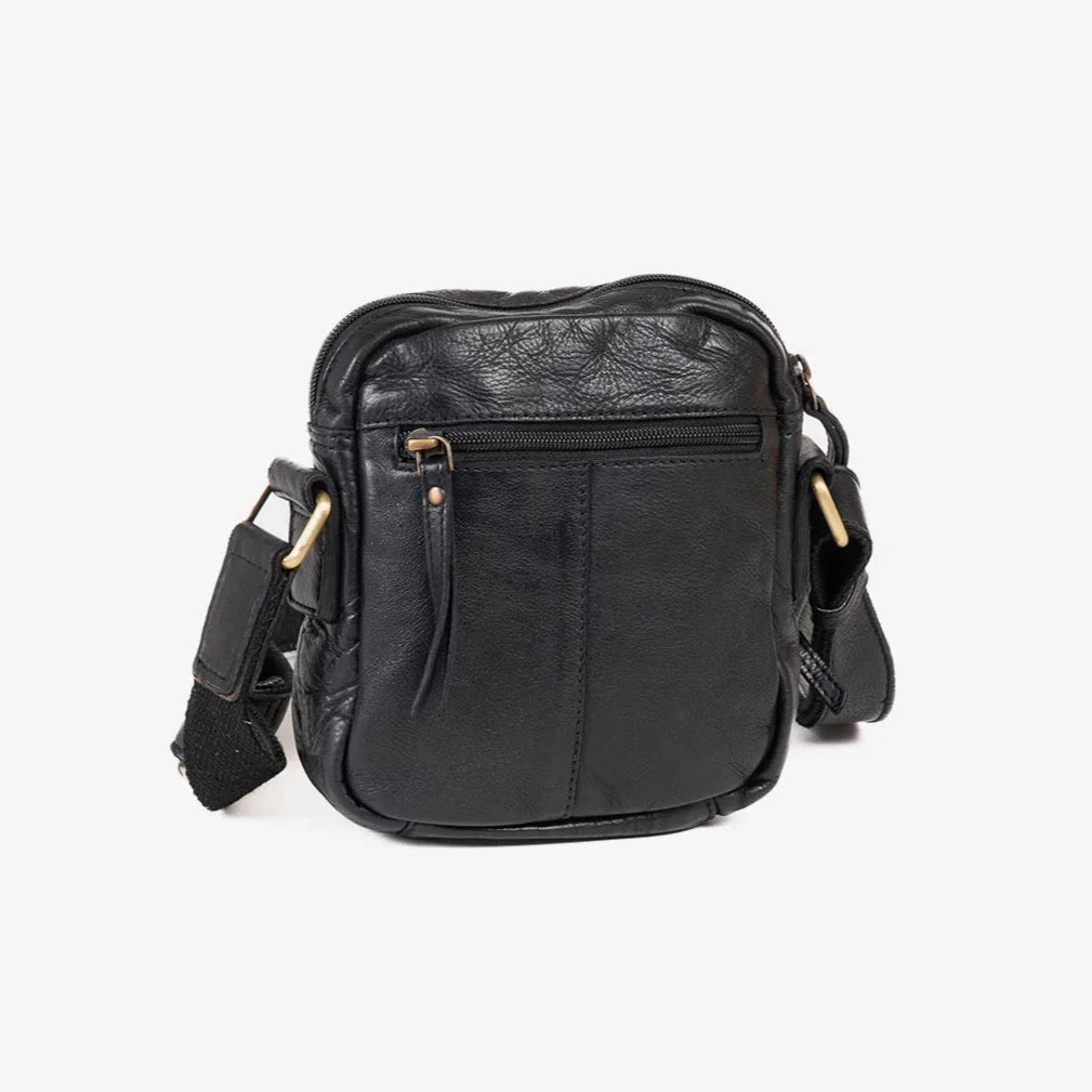 Bolso Hombre piel (16x19 cm) Matties Antic Negro