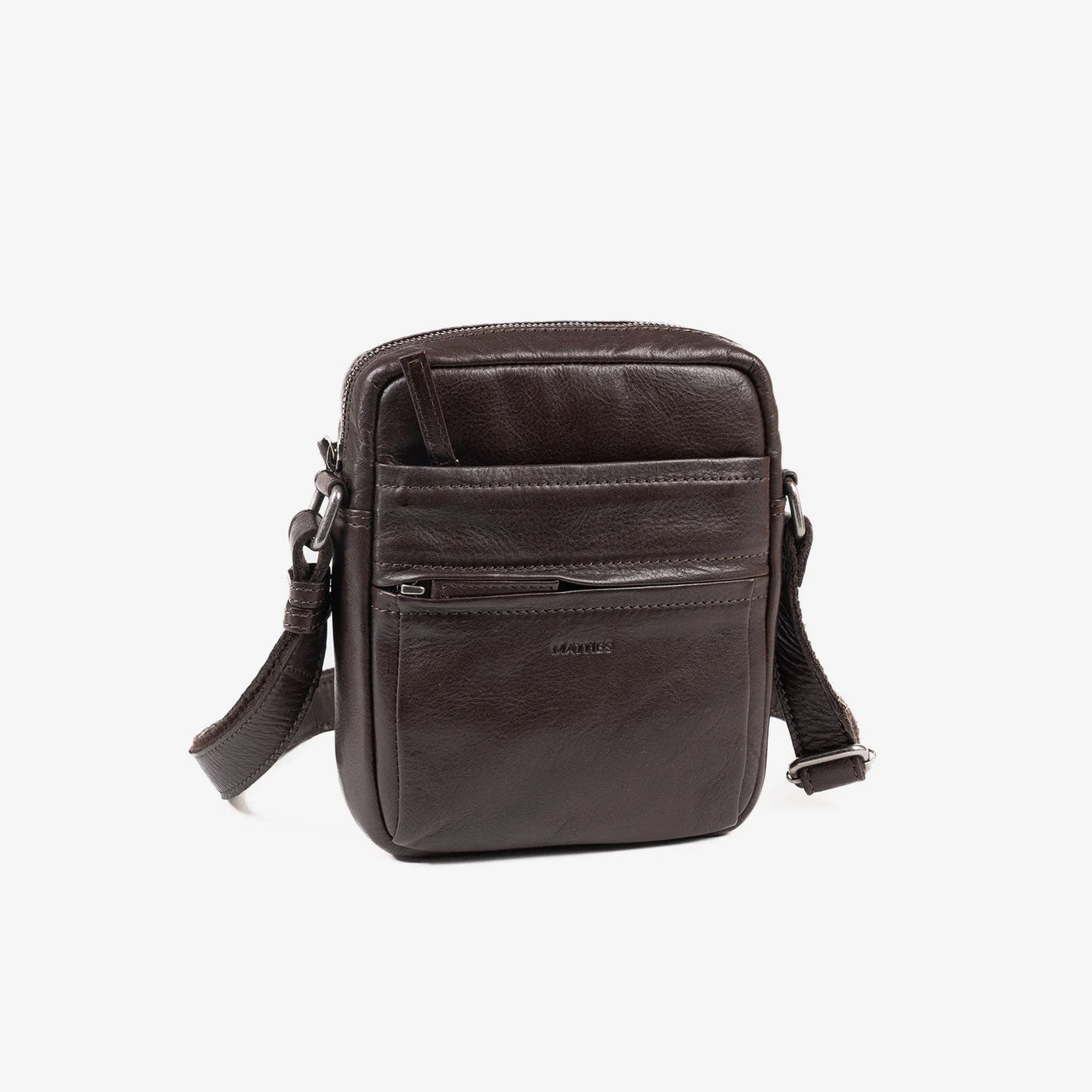 Bolso Hombre piel (18x20 cm) Matties Cow Silky Marrón