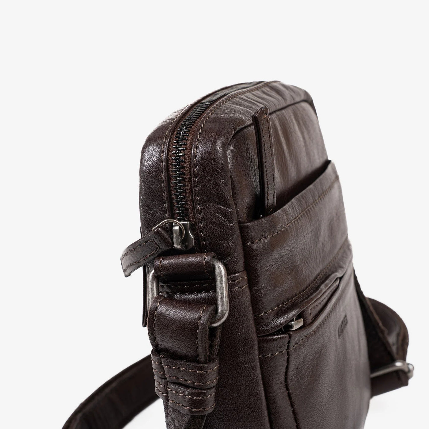 Bolso Hombre piel (18x20 cm) Matties Cow Silky Marrón