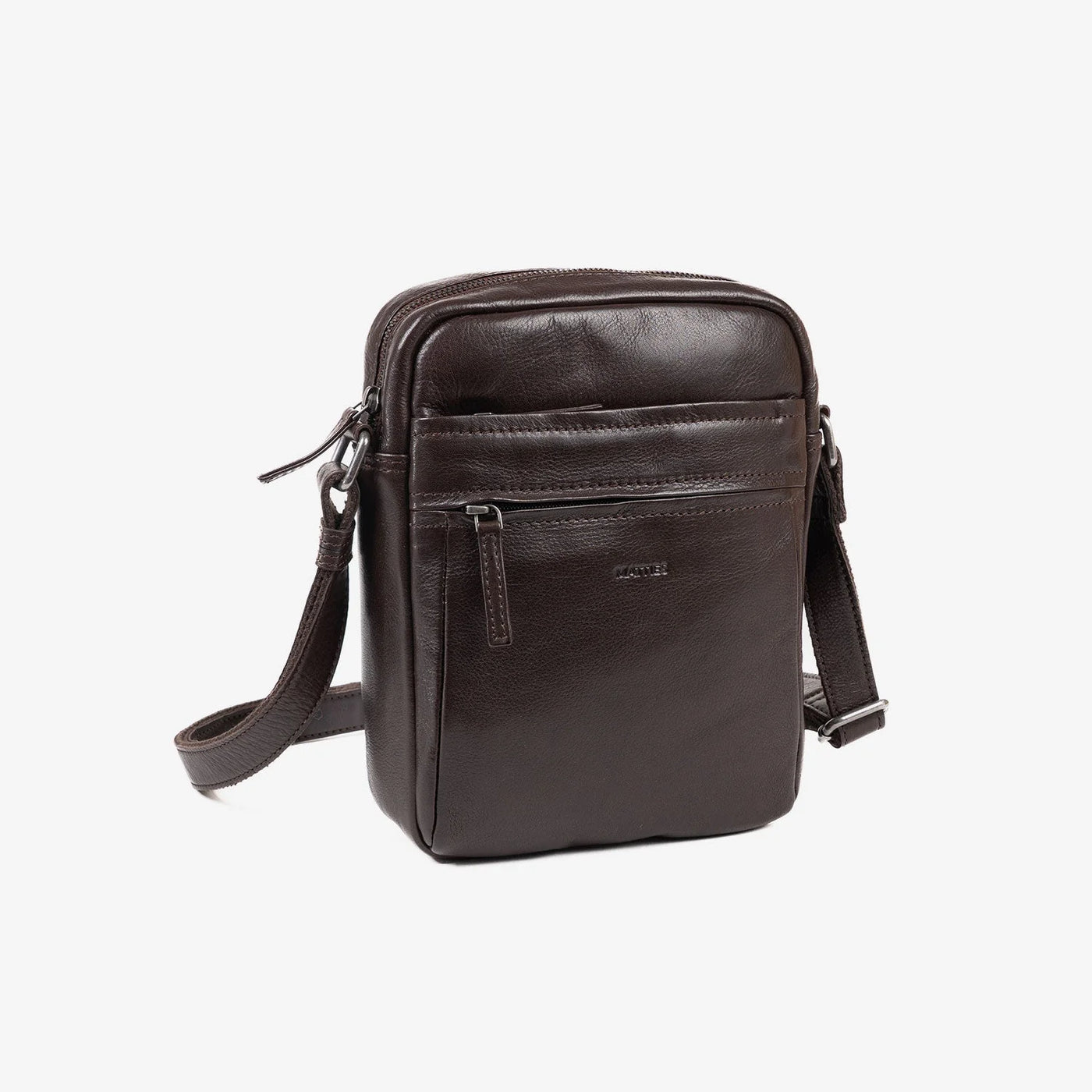 Bolso Hombre piel (21x26,5 cm) Matties Cow Silky Marrón