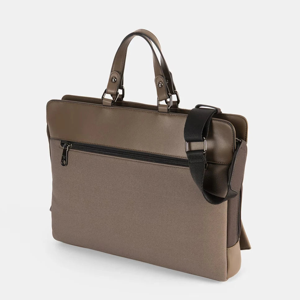 Bolso Portadocumentos Pepe Moll Oxford Multi-Taupe