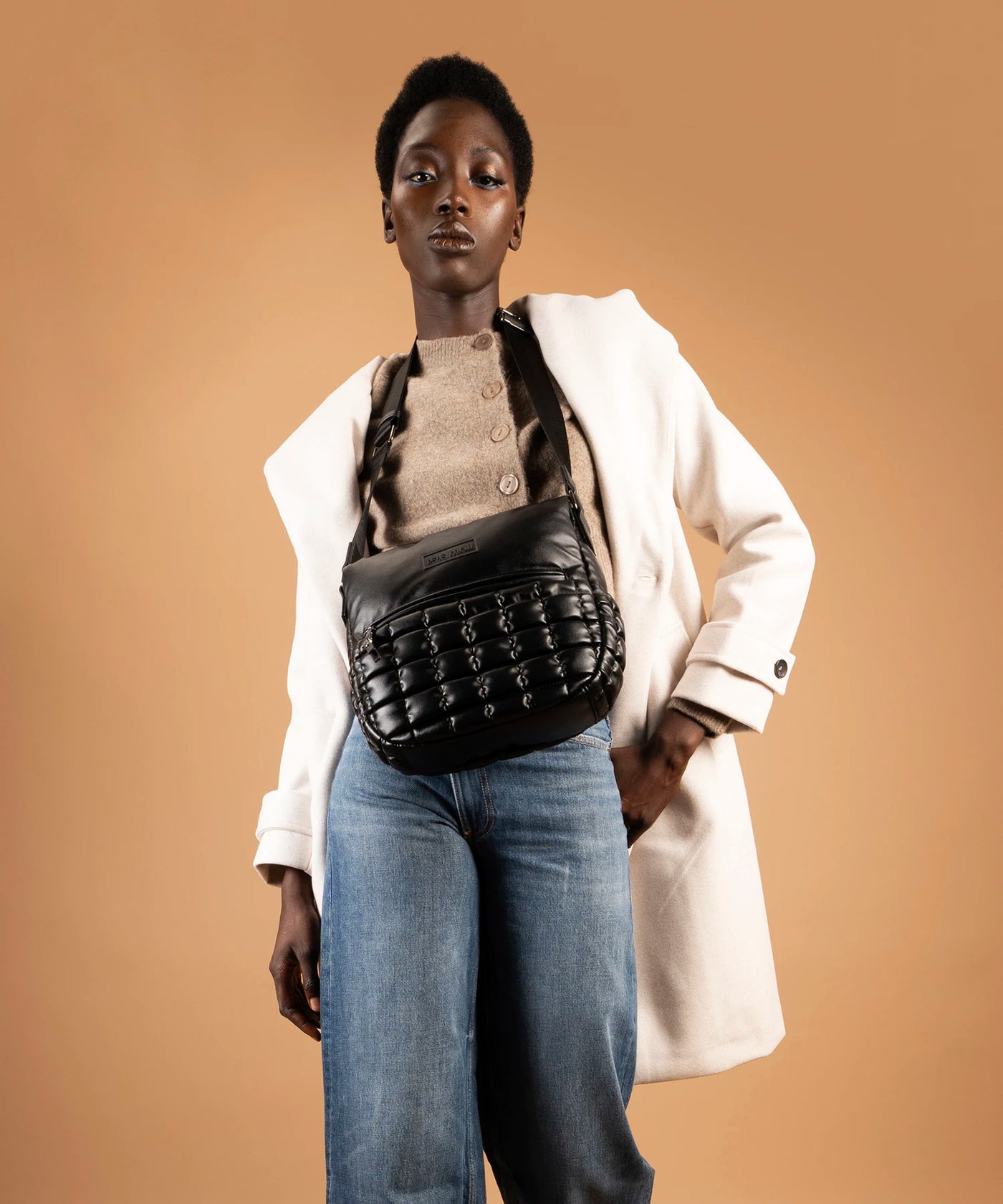 Bandolera mediana Pepe Moll Victoria Negro