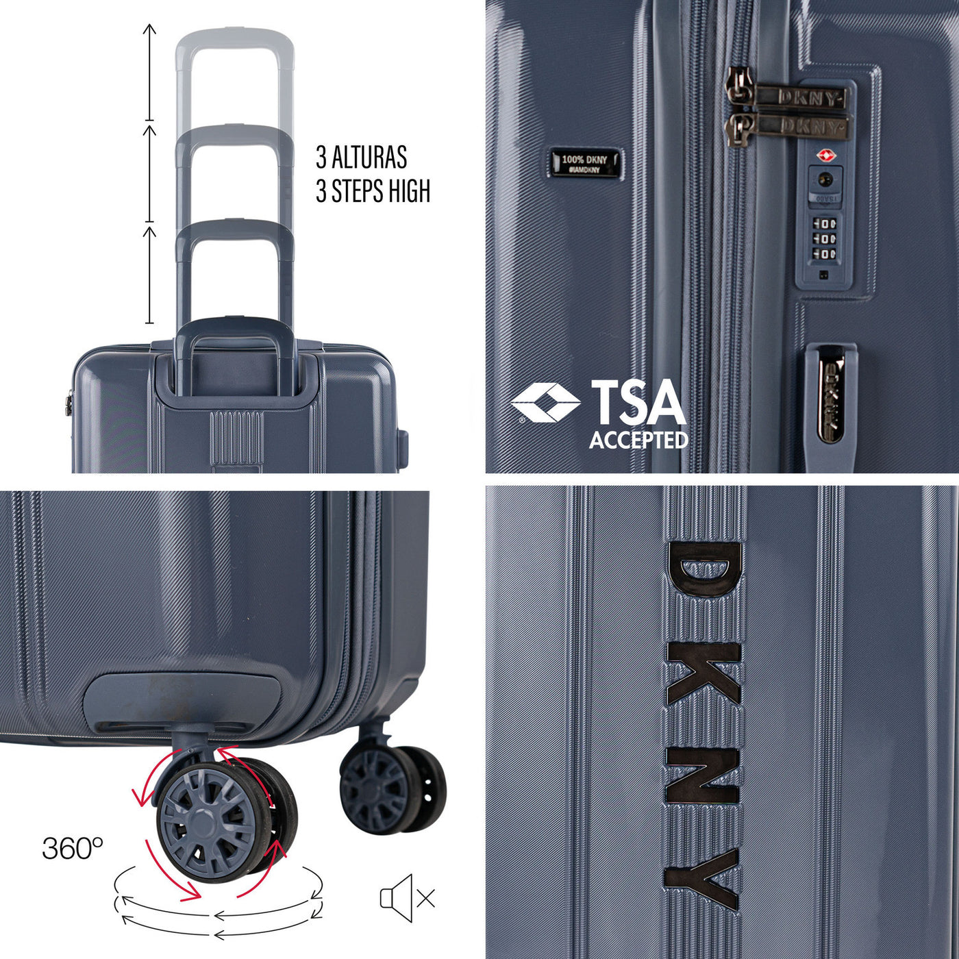 Maleta Mediana 67Cm DKNY - 1030 Linear