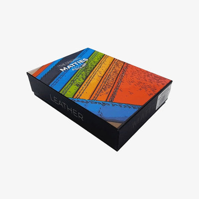 Billetero pequeño de Piel (10,5x9cm) monedero de cremallera Matties Multicolour