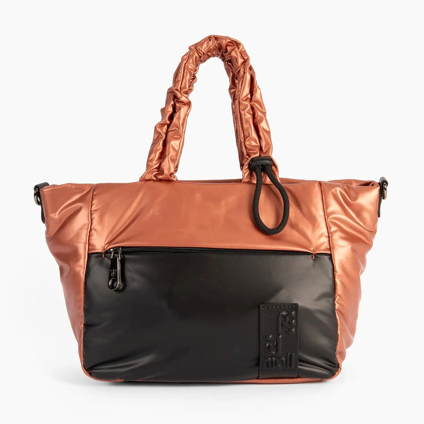 Bolso de Mano Pepe Moll Space Cobre/Negro