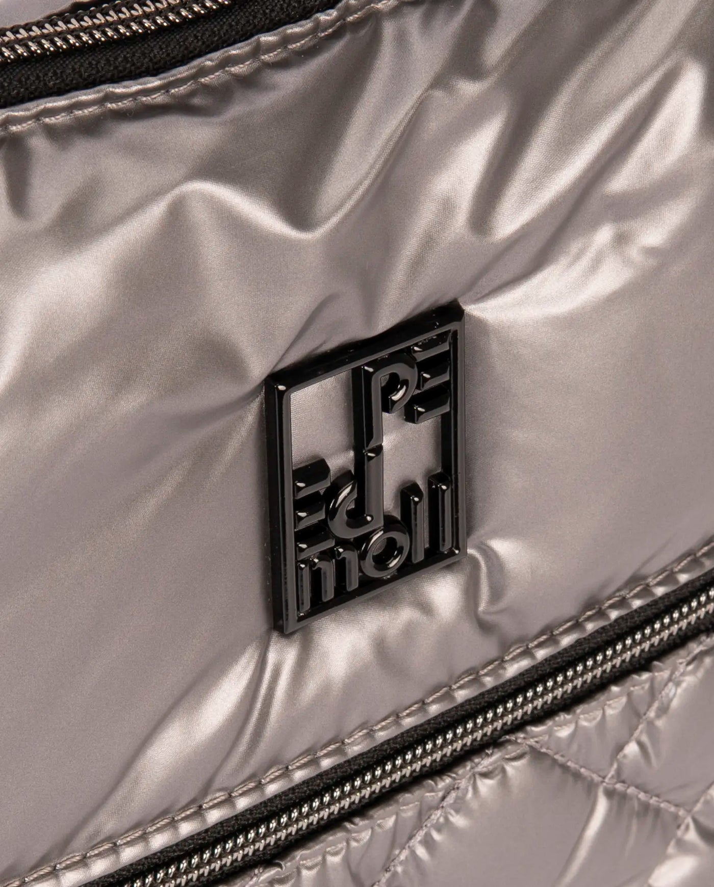 Bolso Bandolera Mediana bomber Pepe Moll Tecno Met Plata