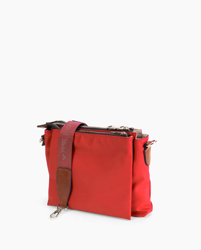 Bolso Bandolera Pepe Moll Rubber Red