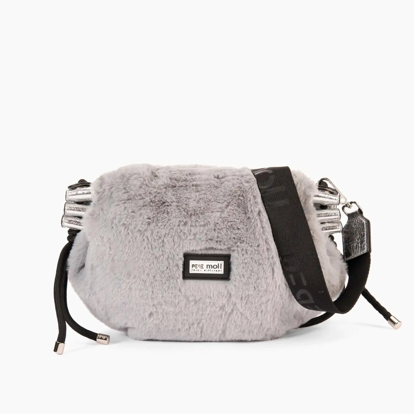 Bolso Bandolera de pelo Pepe Moll Nutria Pearl