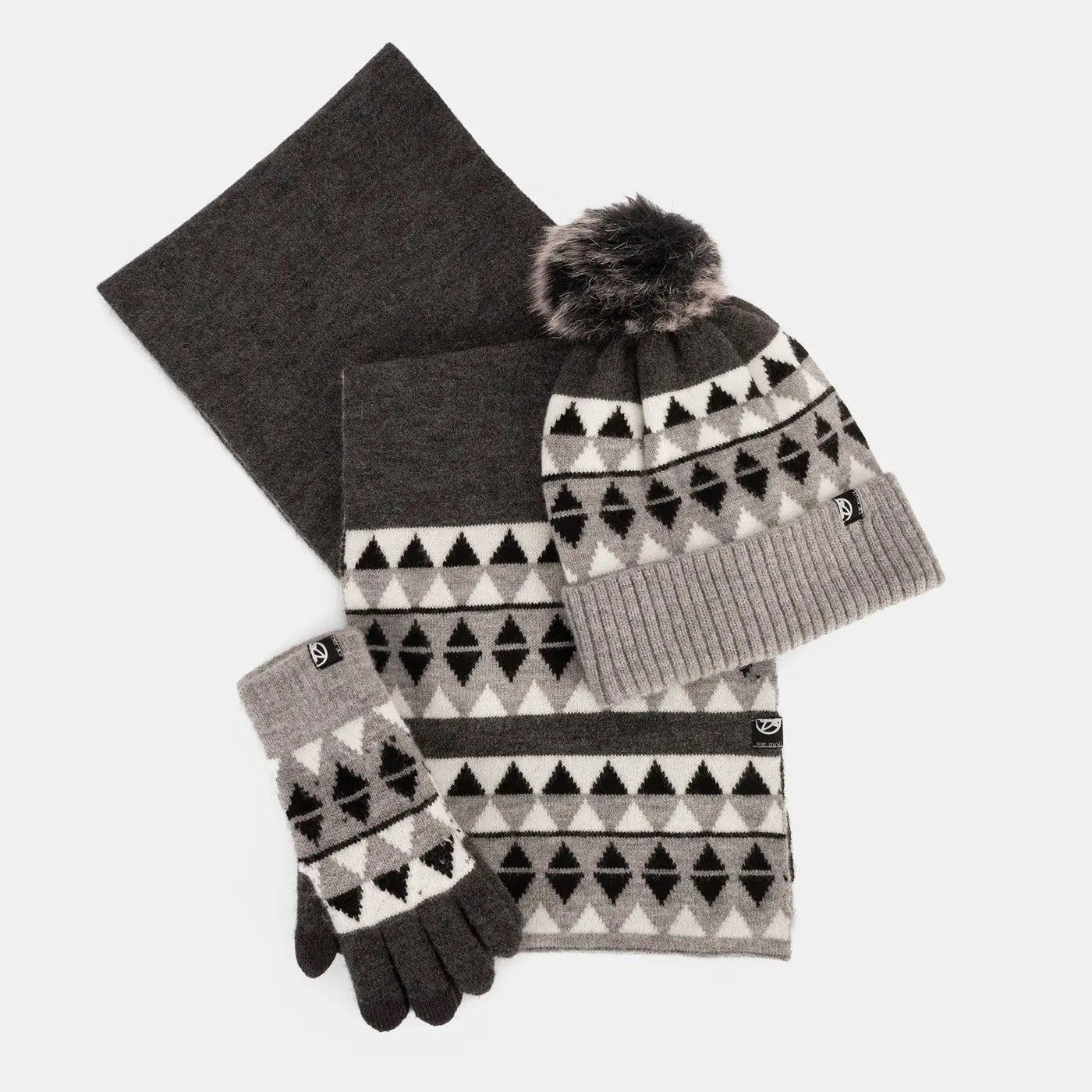 Pack Gorro, Guantes y Bufanda Pepe Moll Grey