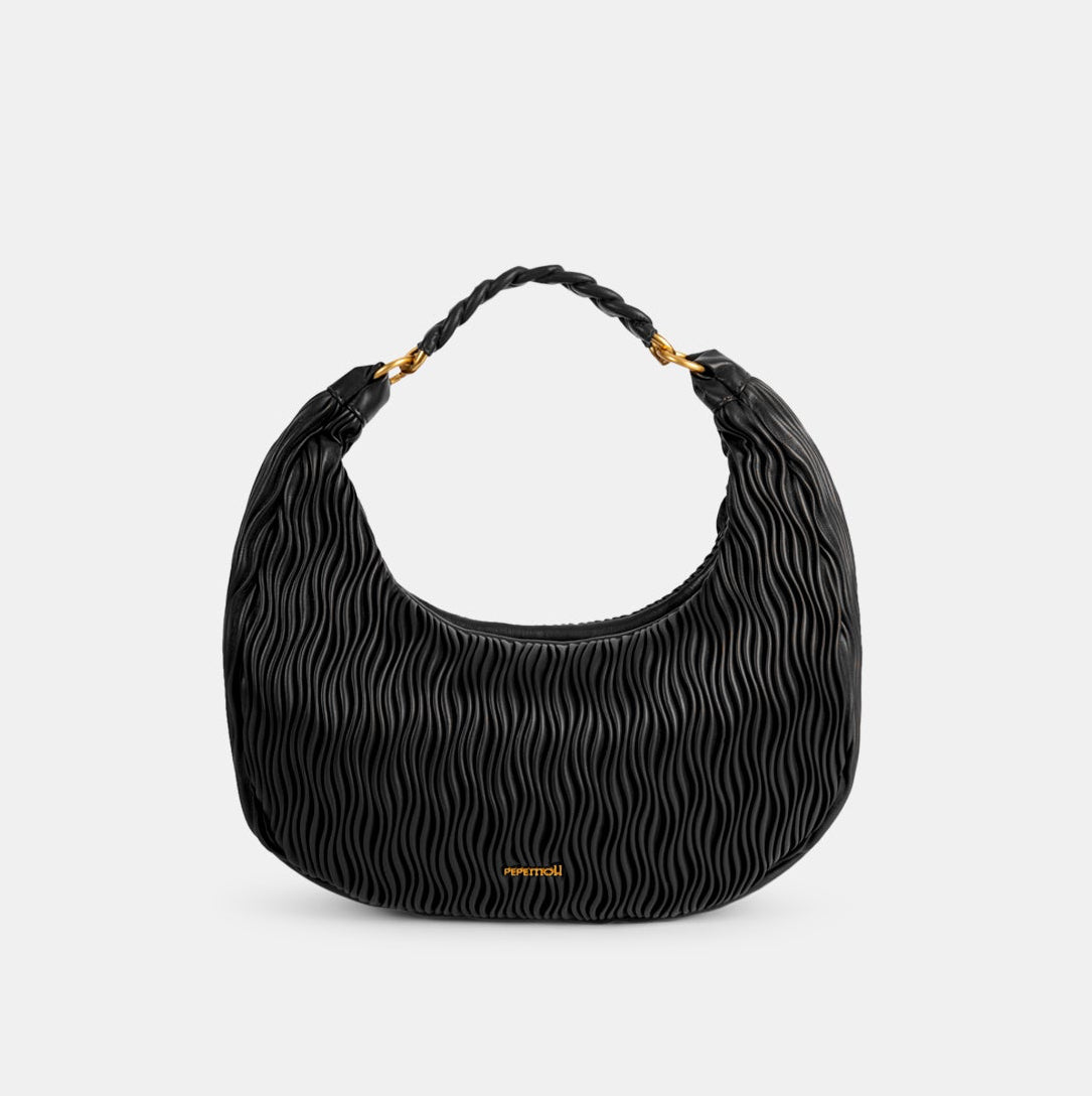Bolso de Hombro tipo hobo Pepe Moll Amalia Negro