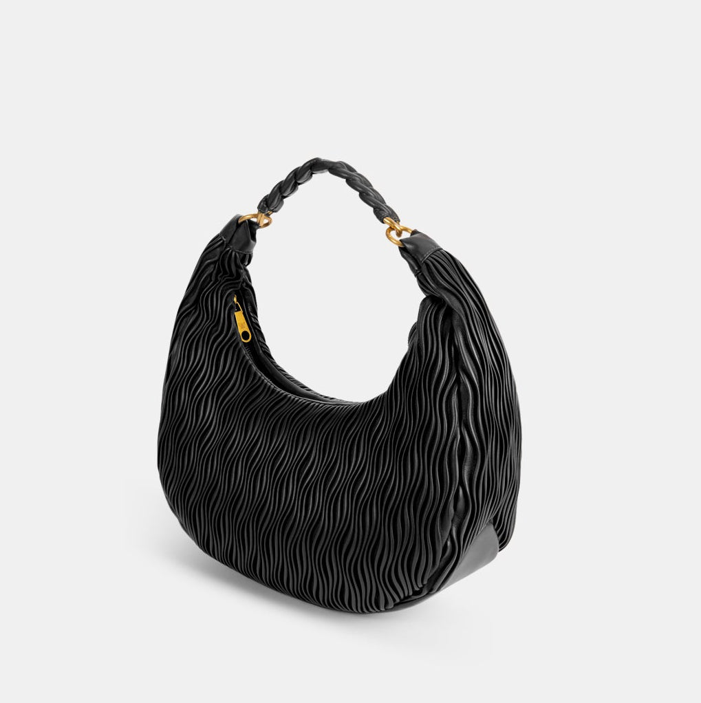 Bolso de Hombro tipo hobo Pepe Moll Amalia Negro