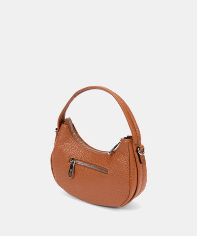 Bolso de Mano con Bandolera Pepe Moll Aitana Marrón