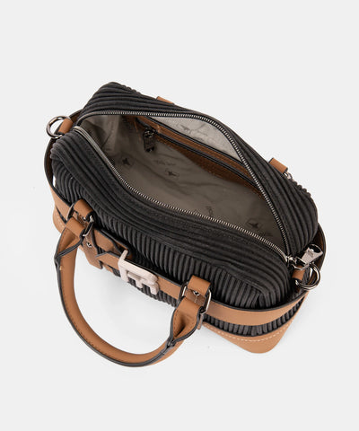 Bolso de Mano Bandolera Pepe Moll Elena Negro