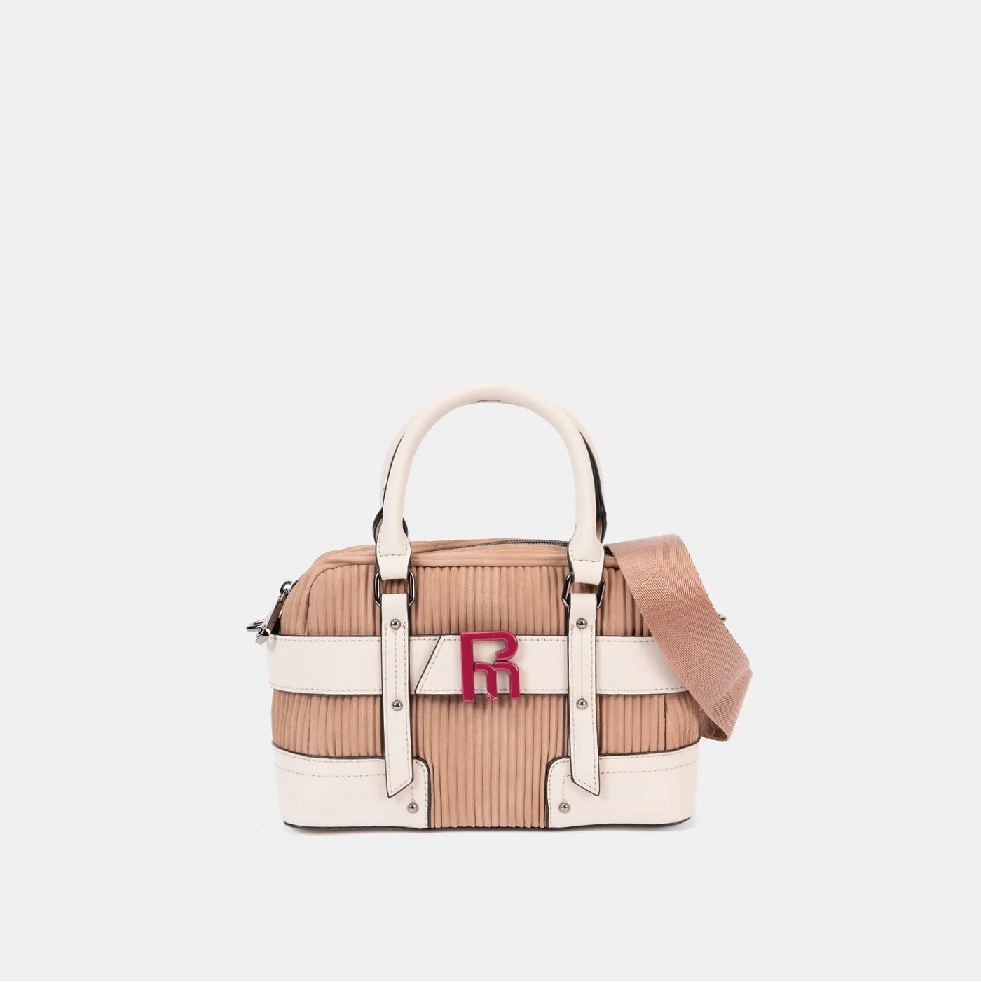 Bolso de Mano Bandolera Pepe Moll Elena Beige