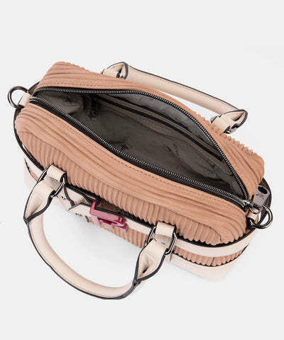 Bolso de Mano Bandolera Pepe Moll Elena Beige