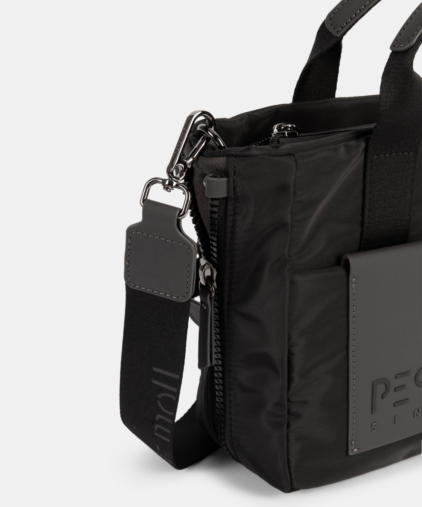 Bolso de mano con Bandolera Pepe Moll Arancha Negro