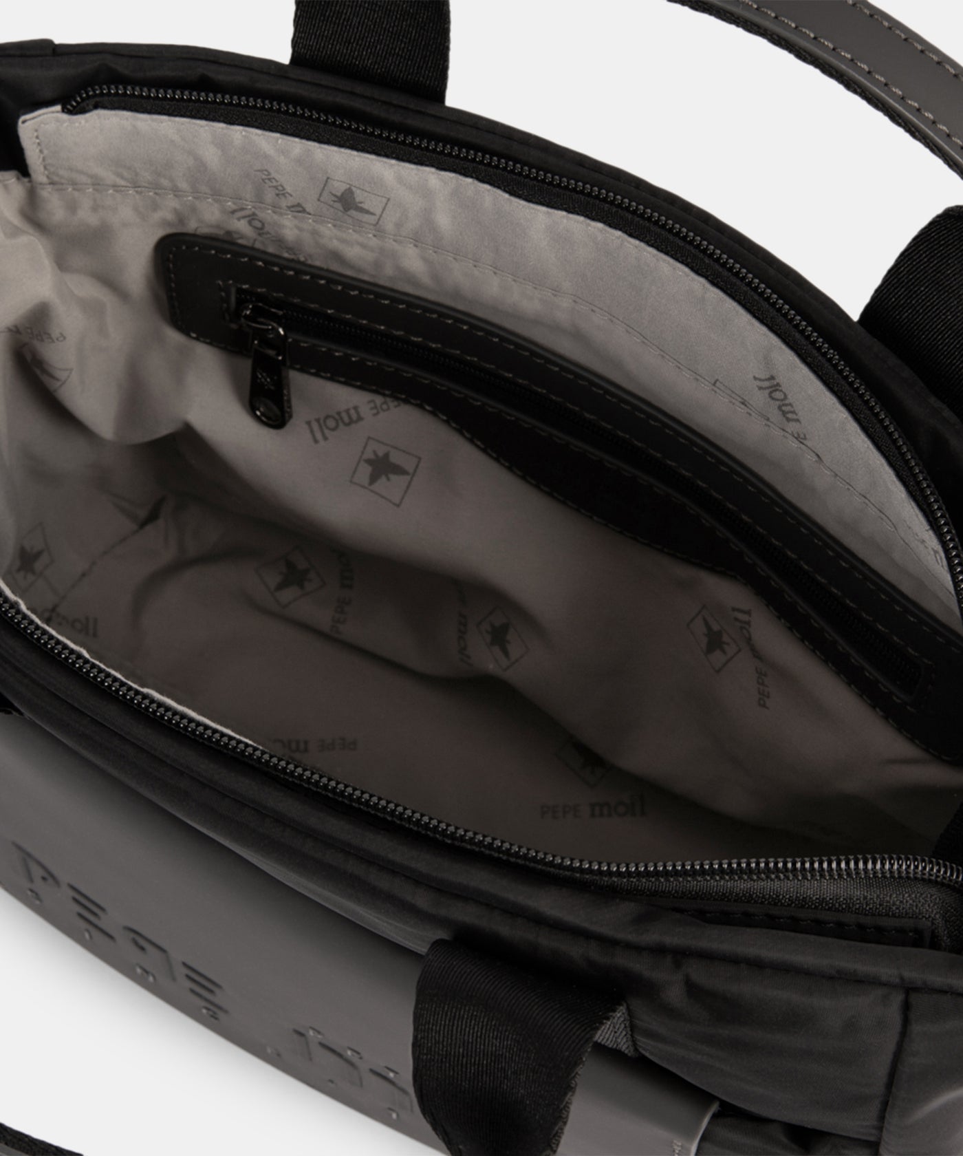 Bolso de mano con Bandolera Pepe Moll Arancha Negro