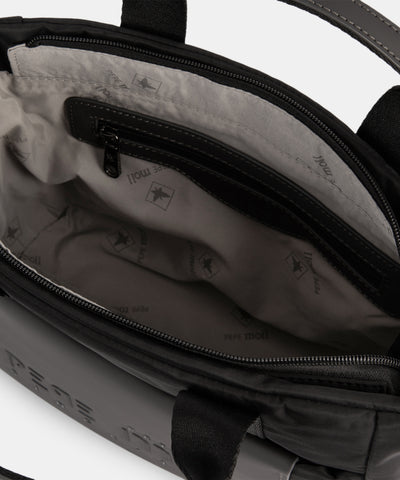 Bolso de mano con Bandolera Pepe Moll Arancha Negro