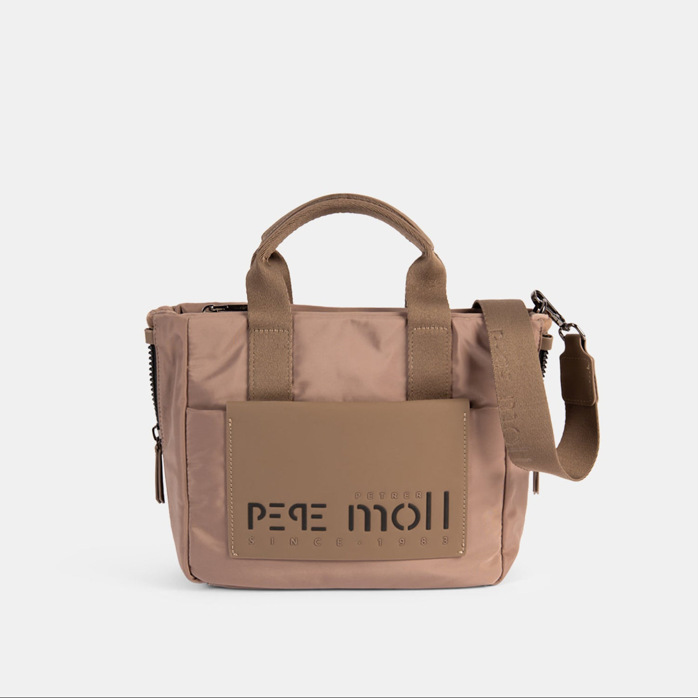 Bolso de mano con Bandolera Pepe Moll Arancha Taupe