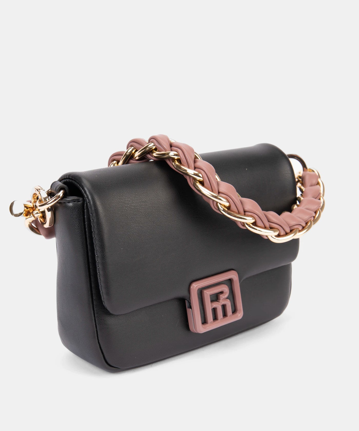 Bolso de Hombro con Bandolera Pepe Moll Clhara Negro