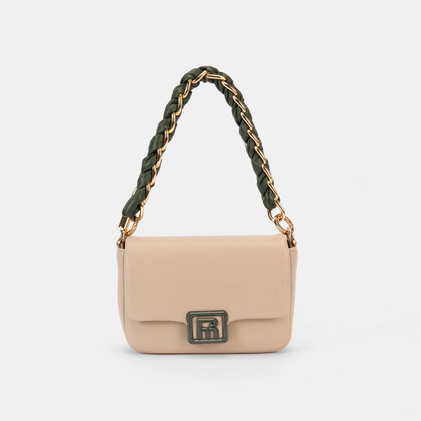 Bolso de Hombro con Bandolera Pepe Moll Clhara Beige