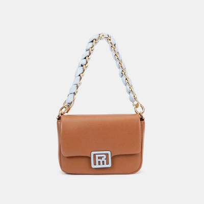 Bolso de Hombro con Bandolera Pepe Moll Clhara Marrón