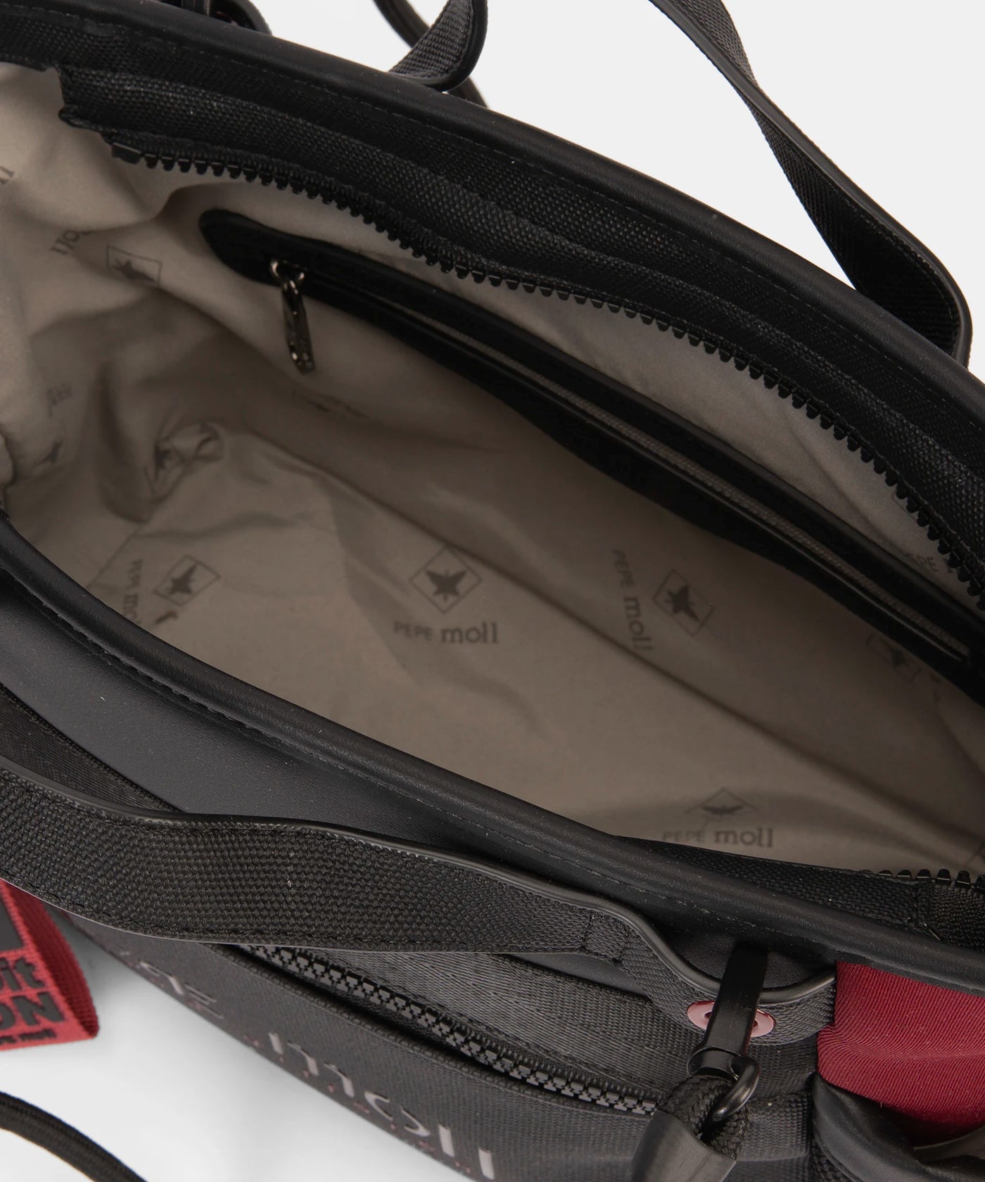 Bolso tote con Bandolera Pepe Moll Sarah Tri-Black