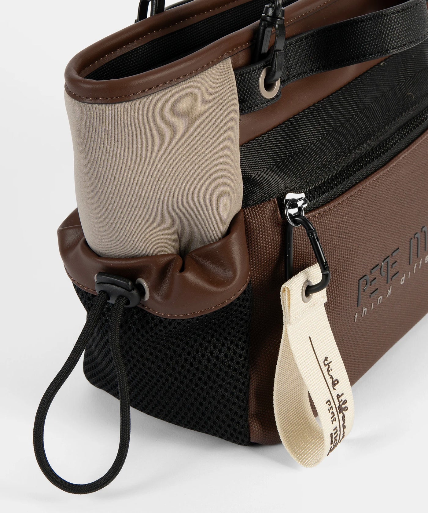 Bolso tote con Bandolera Pepe Moll Sarah Tri-Brown